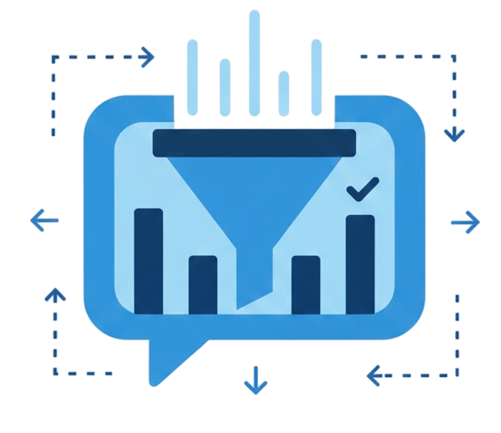 Smart messaging filter Icon